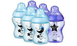 Six Tommee Tippee Bottles