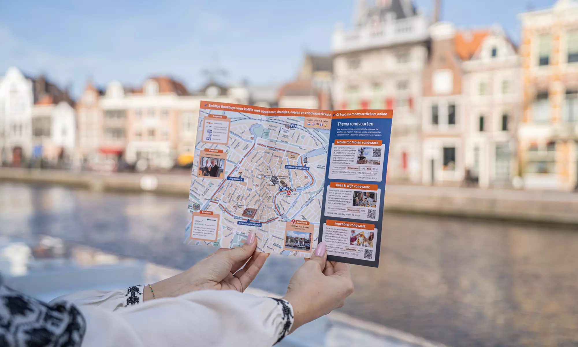 Verken Haarlem's highlights vanaf het water met een rondvaart