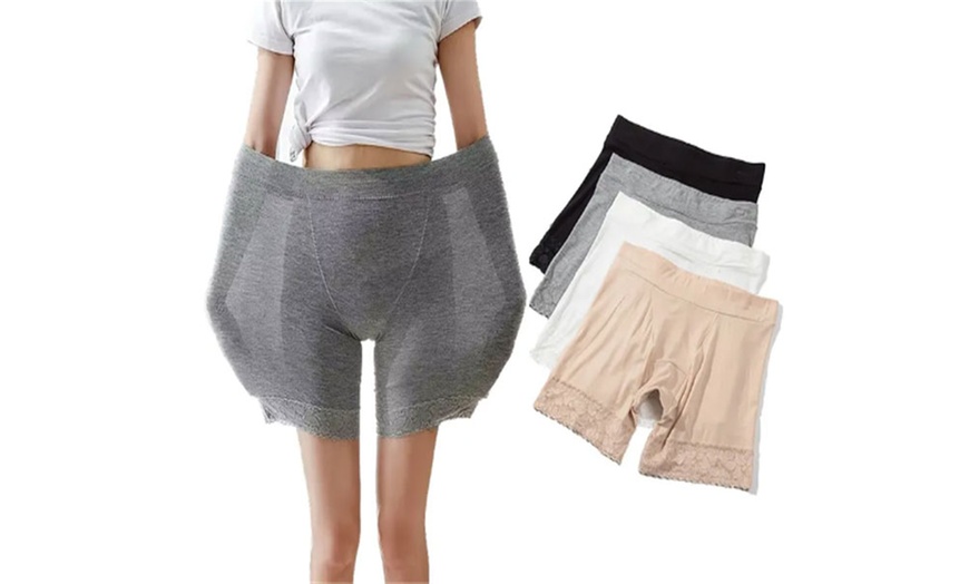 Image 1: Lace Trimmed Under Skirt Shorts


