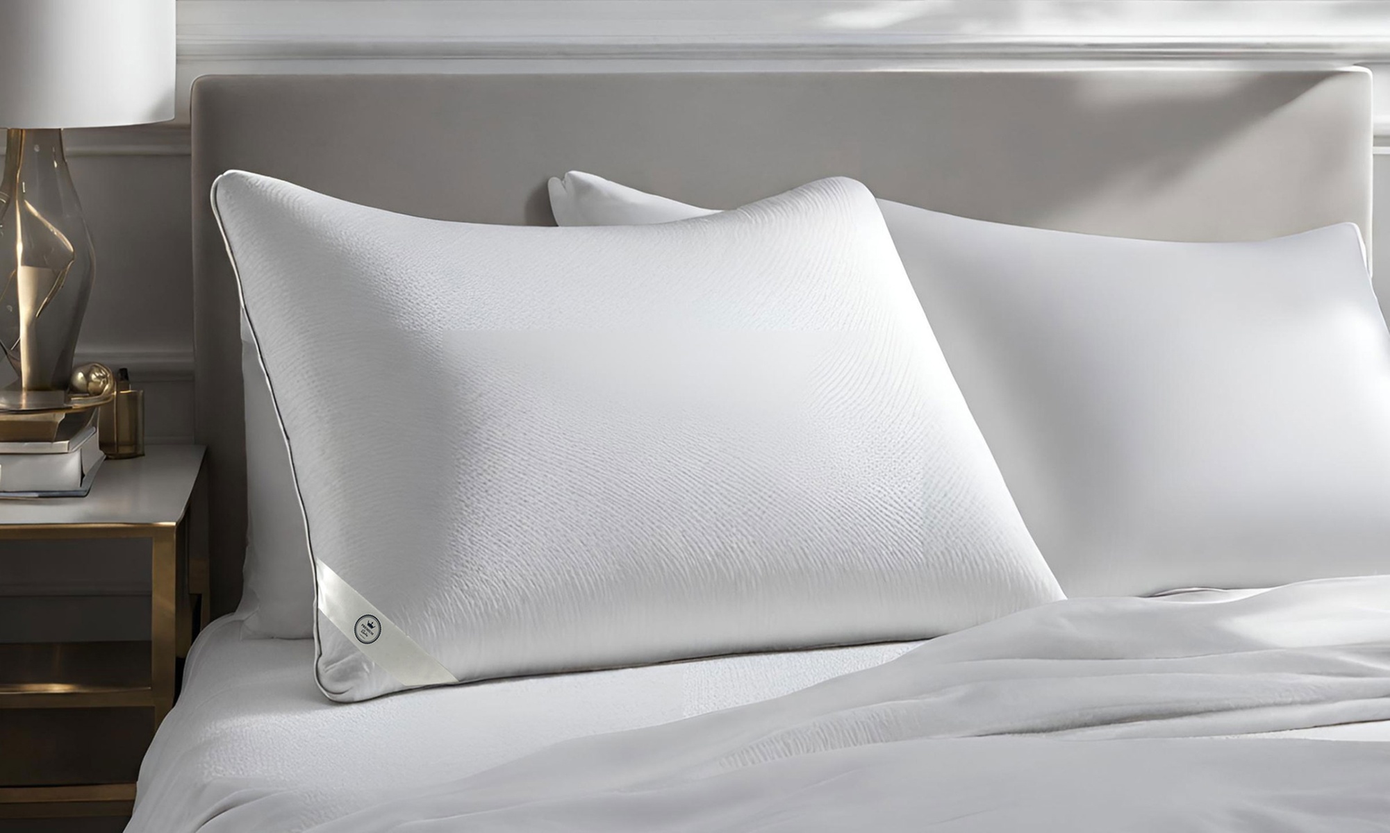 Oreillers "Essenciel", à mémoire de forme perforée. Sampur