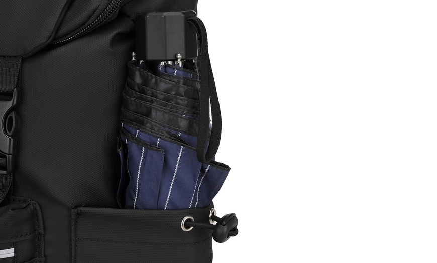 Image 7: Backpack with USB Charging and Dedicated Laptop Sleeve