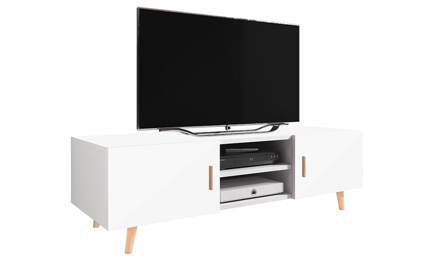 Image 2: Scandinavian Style TV Cabinet