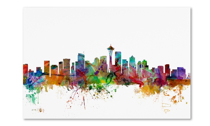 Michael Tompsett Skyline Art | Groupon Goods