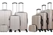 Juego de 4 maletas ABS de diferentes tamaños, con envío gratuito - Second Medium