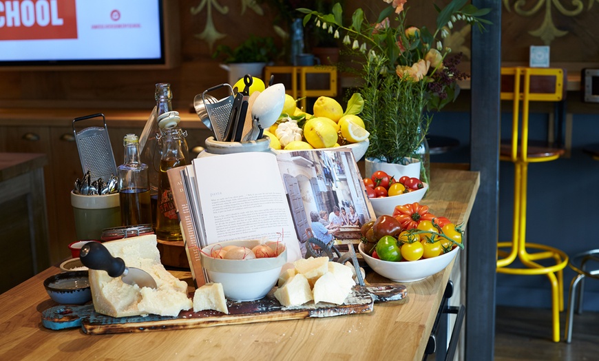 Image 2: The Jamie Oliver Cookery School: Cooking Class and Prosecco