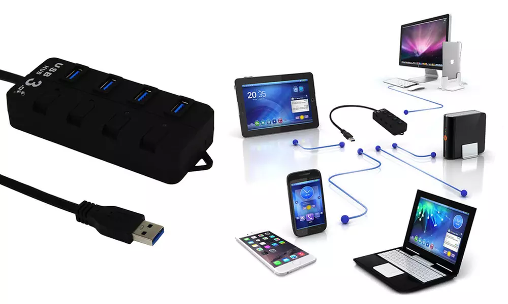 Hub 4 ports USB - Primary Image