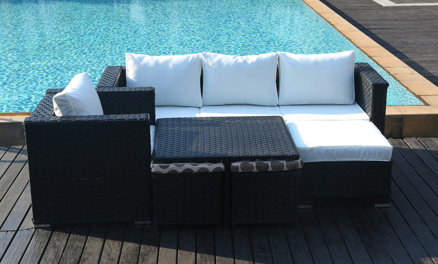 Image 3: Monaco Rattan Sets, Three Colours
