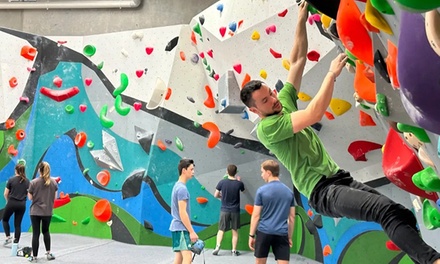 All Day Indoor Rock Climbing with Shoe Hire 1 Person - The Crux