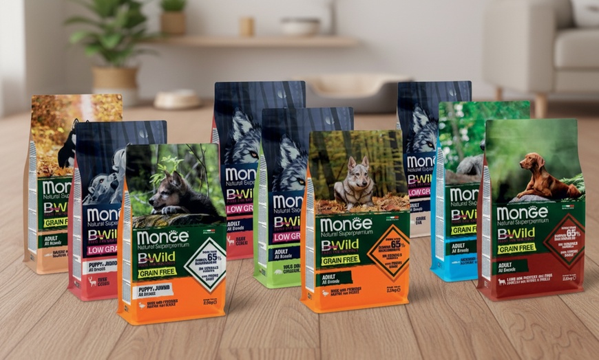 Image 1: Alimento per cani cuccioli e adulti Monge Bwild Grain Free