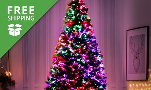 LED Christmas Tree with Built-In Optic Fibre Lights