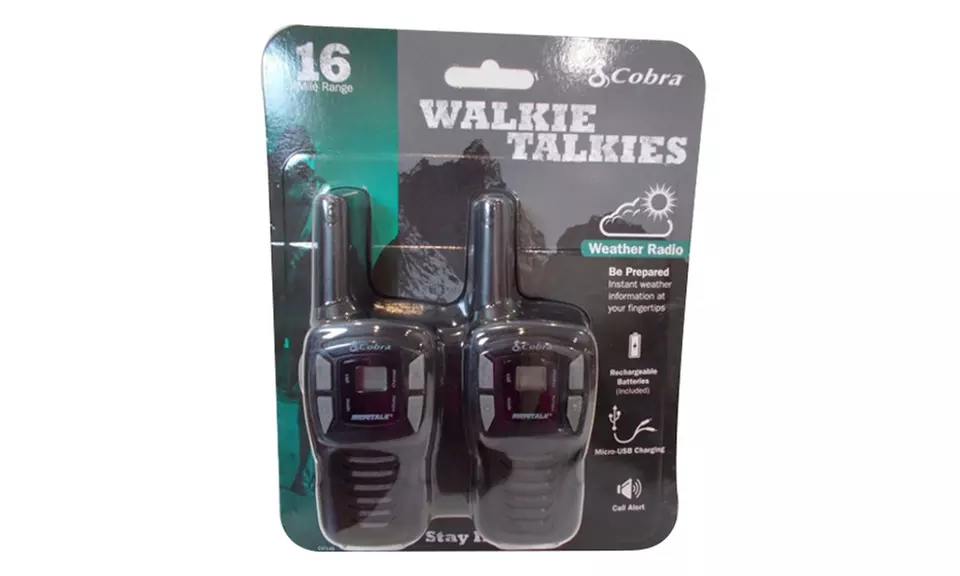 Cobra 16-Mile Walkie Talkie 2-Way Radio (Refurbished)(2-Piece) - Second Medium
