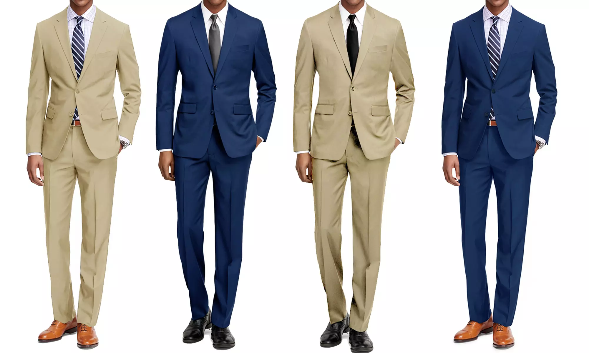 Braveman Men's Slim or Classic-Fit Two-Piece Suit - Primary Image