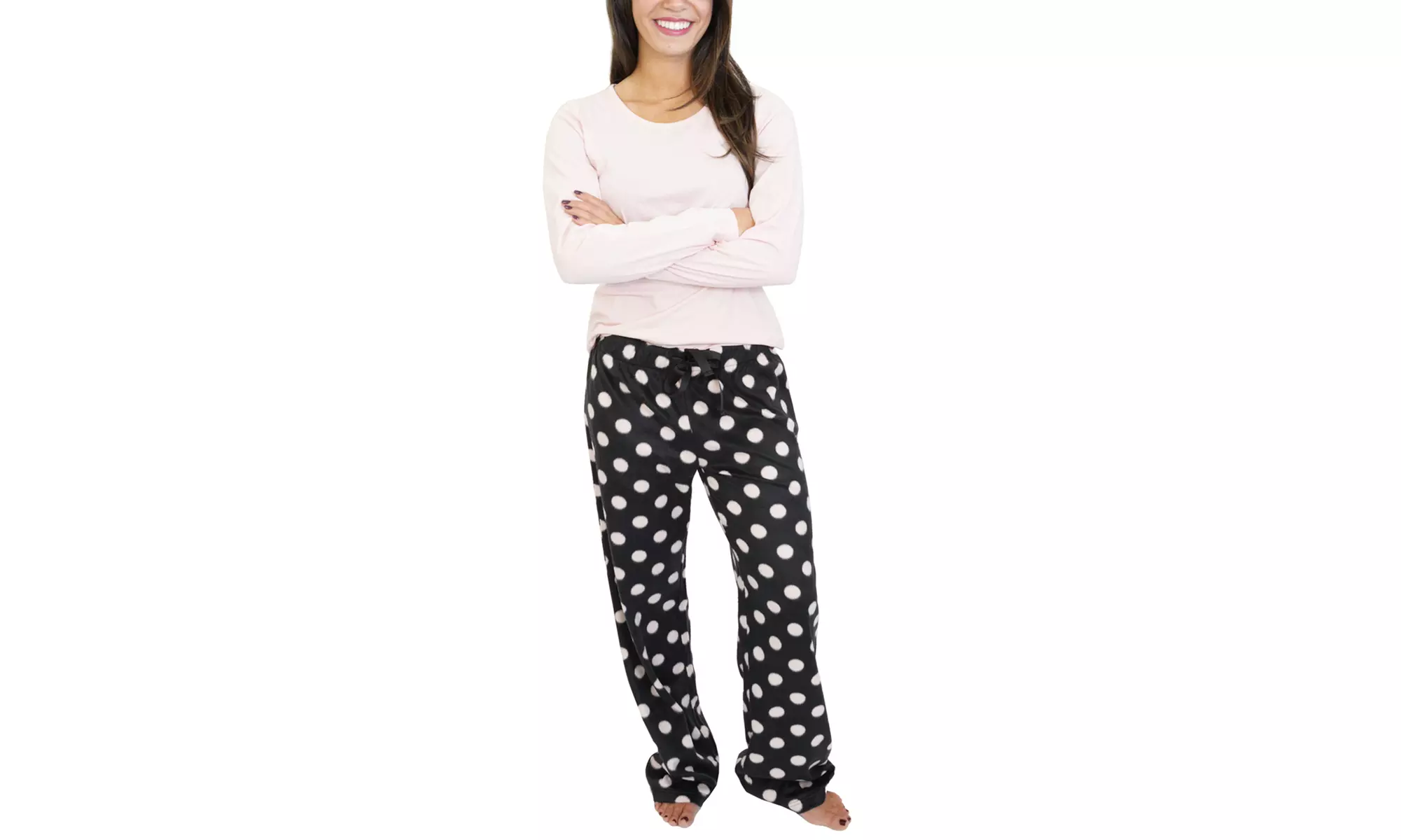 Cherokee Knit and Micro Fleece Sleep Set (2-Piece) (Size M) - Primary Image