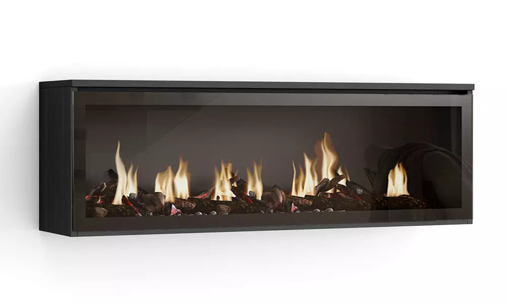 Cheminée électrique à LED avec effet de feu 3D réaliste