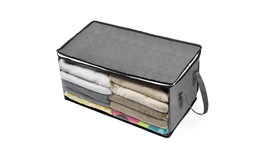 Image 11: Up to Four Clothes and Linen Storage Organiser Bags
