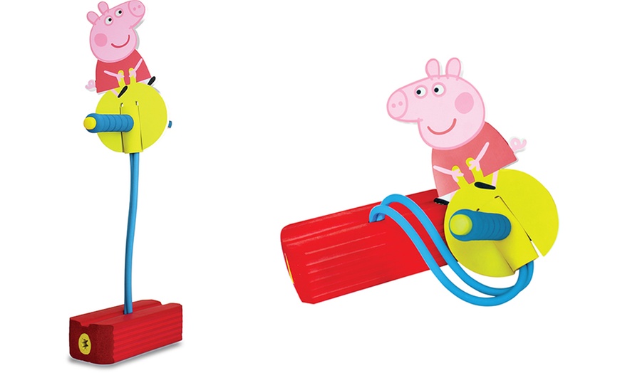 Image 2: Peppa Pig Jump and Squeak Pogo