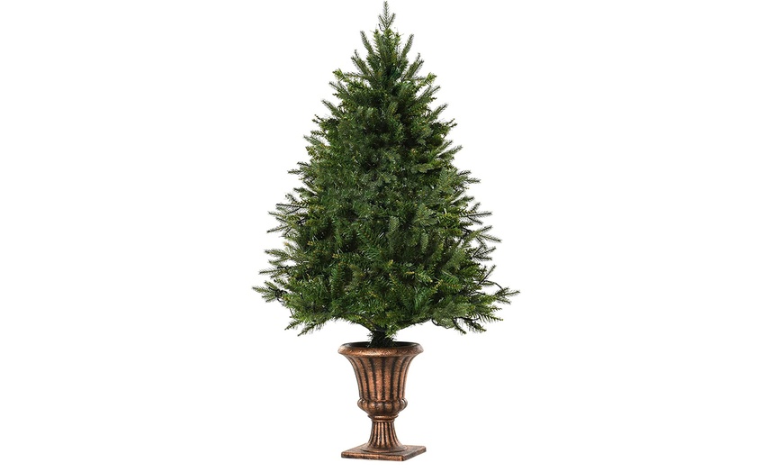 Image 1: HomCom 1.2m Christmas Tree