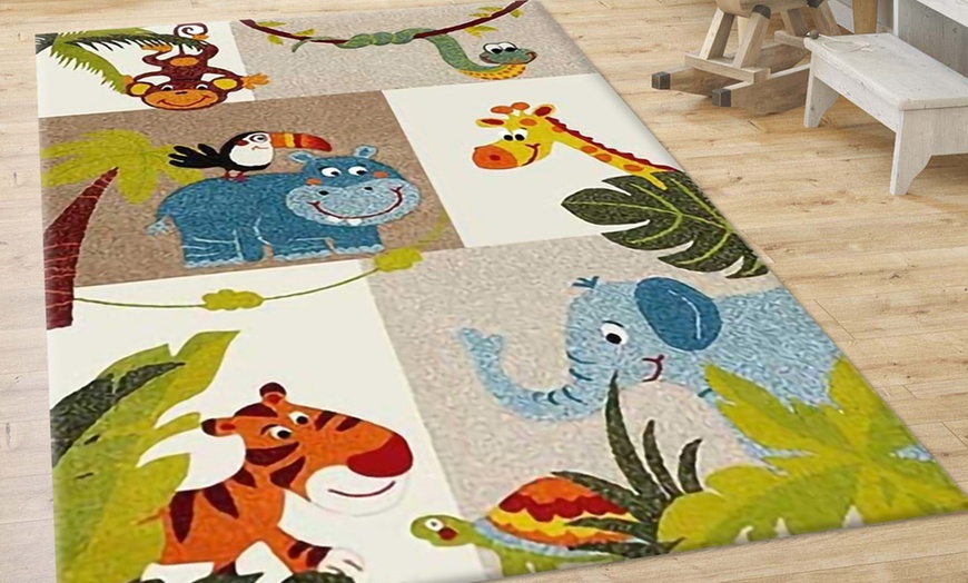 Image 1: Tapis décoratif à motif pour enfant 