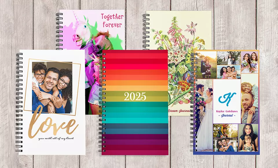 One or Three Custom Notebooks from Collage.com (Up to 69% Off) - Primary Image