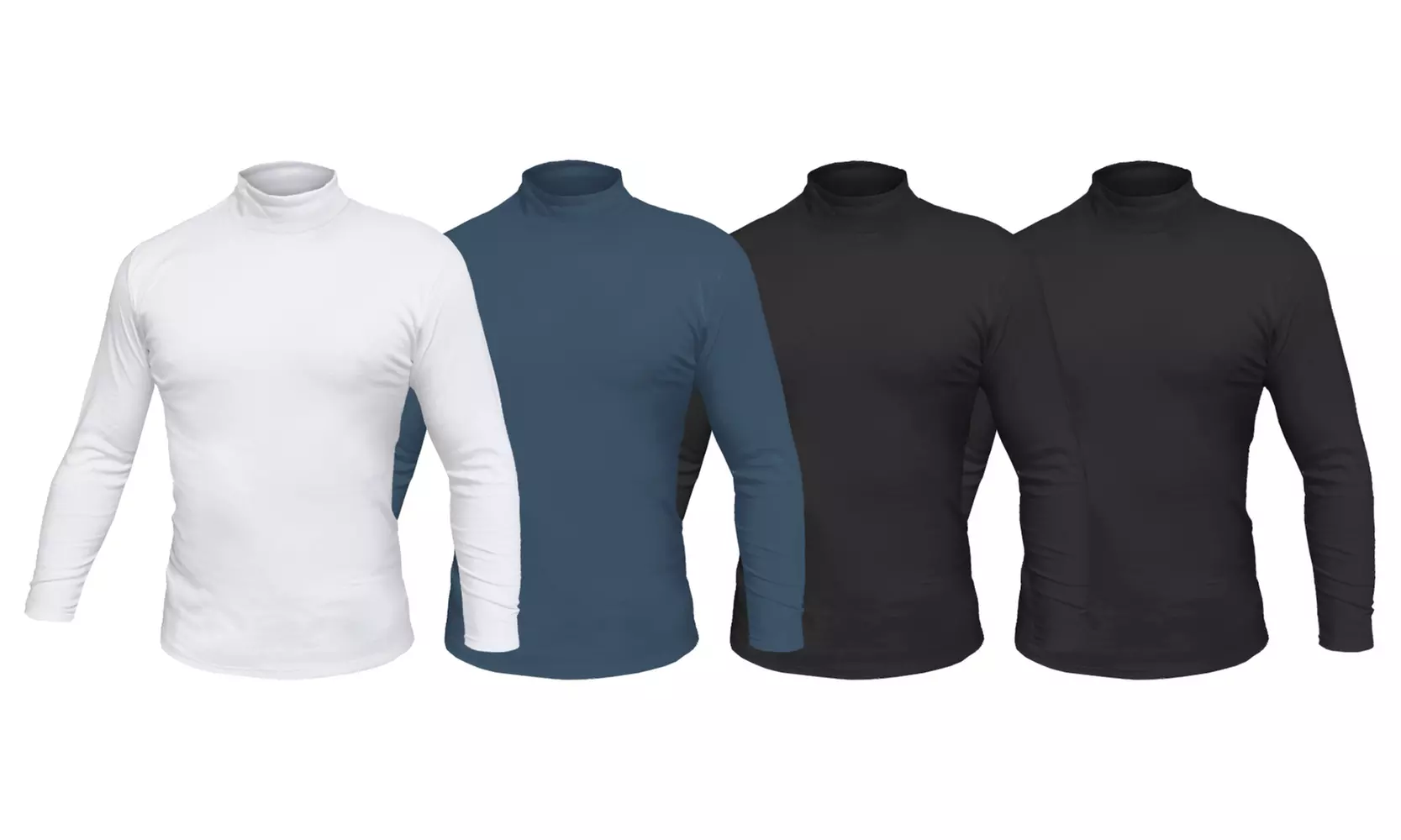 4er-Pack Liabel Herren-Langarmshirt