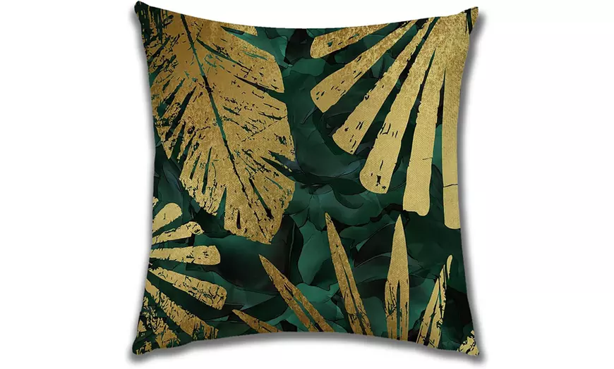 Image 6: 4 ou 8 housses de coussin avec motifs arbres