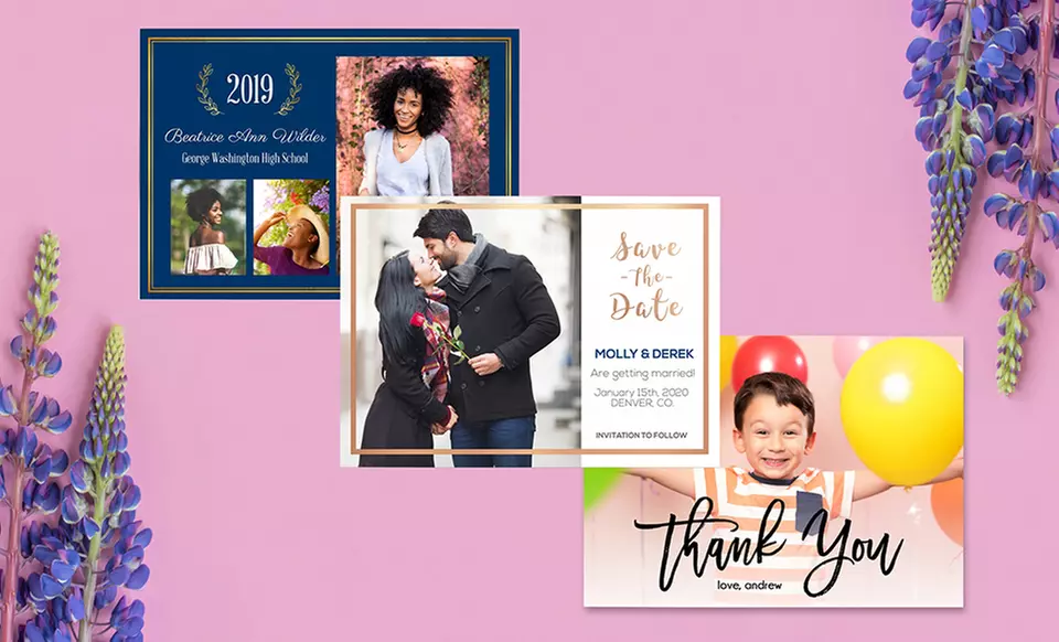 20, 40, or 60 Custom Holiday Cards from Collage.com (Up to 90% Off) - Primary Image