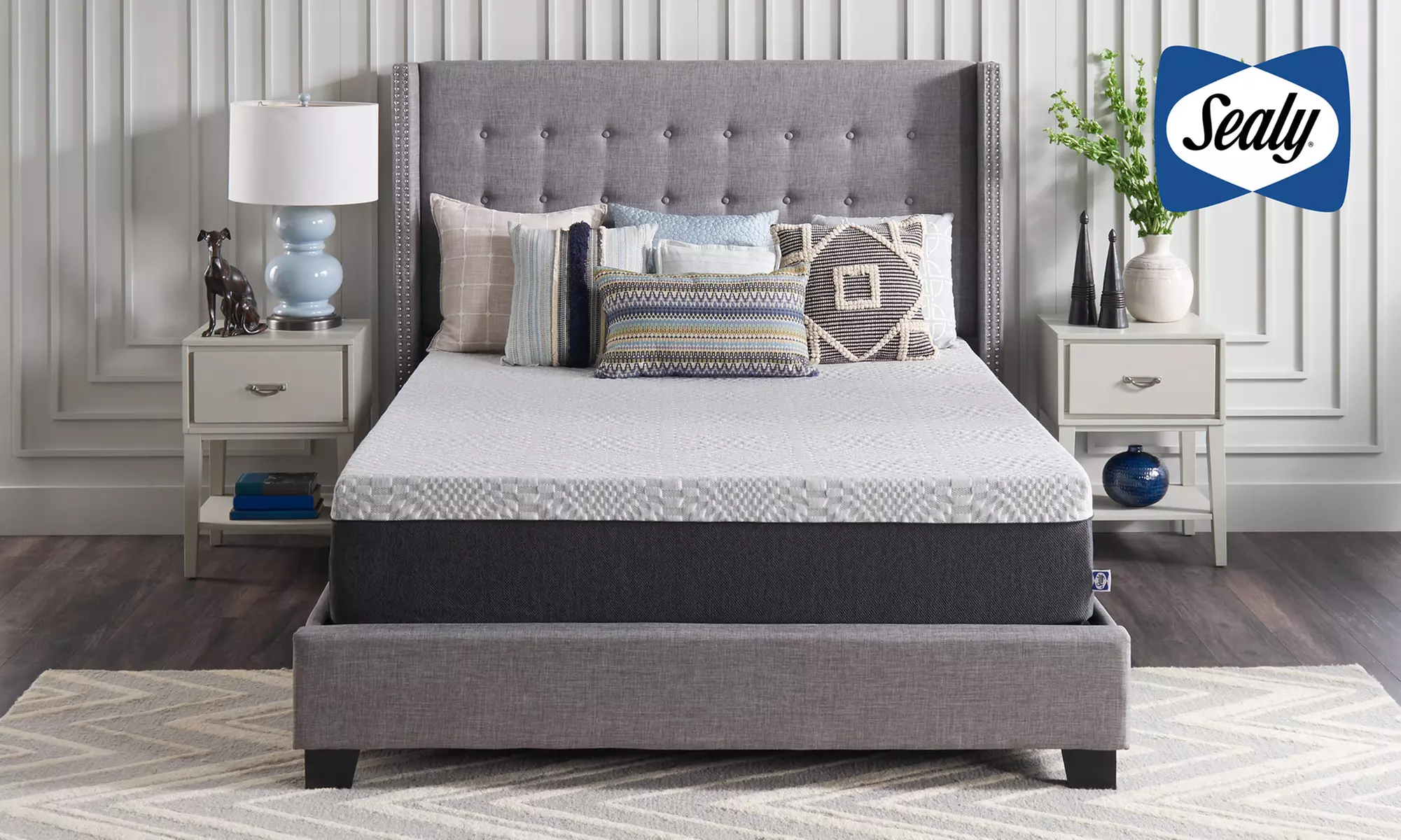 Sealy 12" Medium Hybrid Bed in a Box - Primary Image