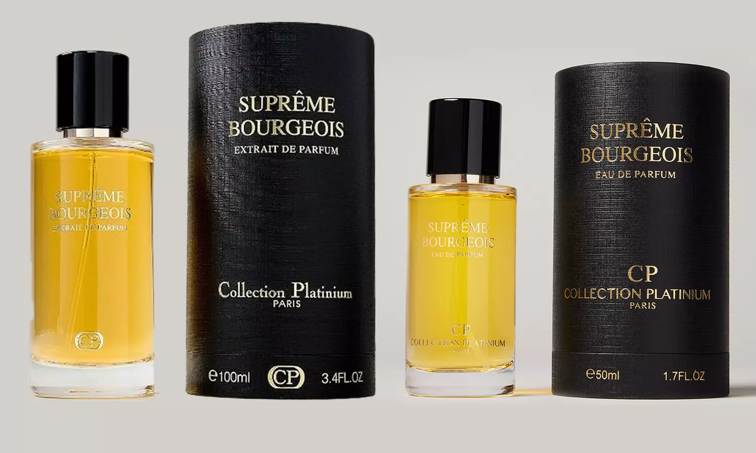 1 ou 2 eaux de parfum Collection Platinium "Suprême Bourgeois"