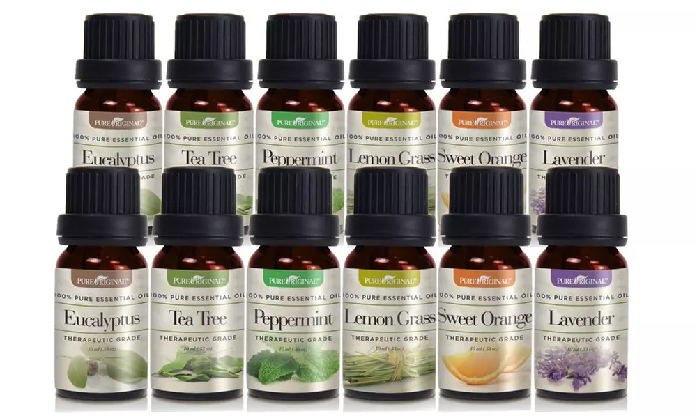Pure Original Therapeutic Essential Oils (12-Pack) - Second Medium