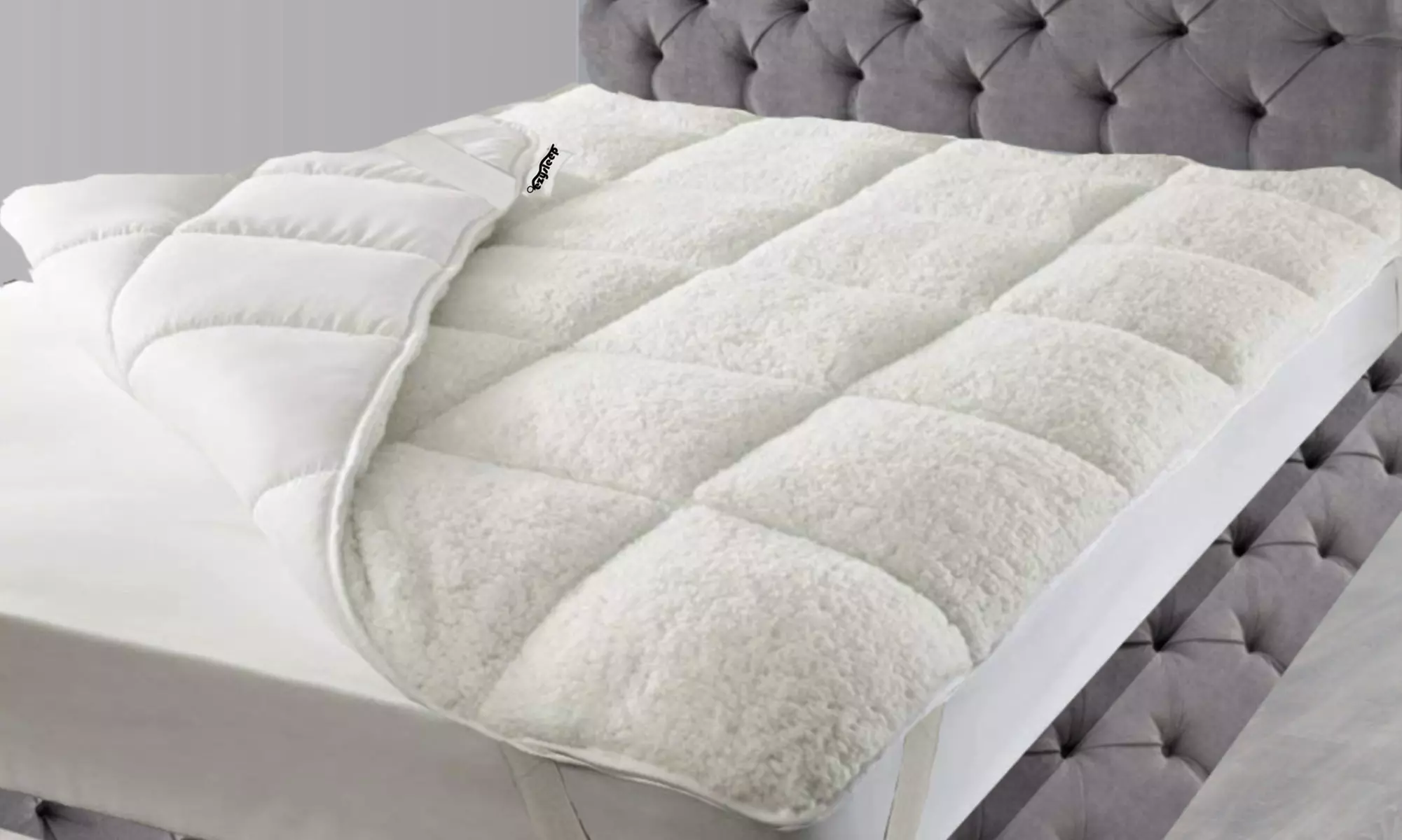 Teddy Reversible Mattress Topper - Primary Image