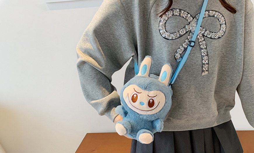 Image 9: Labubu Inspired Backpack or Crossbody Bag