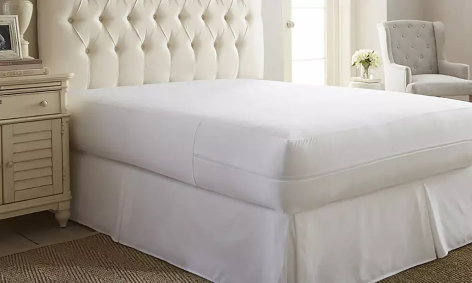 Merit Linens Bed Bug and Spill-Proof Zippered Mattress Protector - Primary Image
