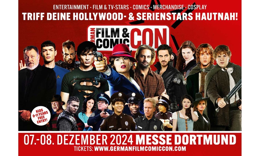 Image 1: German Film & Comic Con: Ticket am So. 08.12.2024