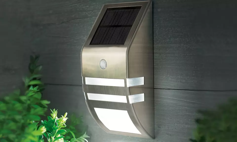 Outdoor Waterproof Solar LED Security Light with Motion & Light Sensor (2 Pack) - Primary Image
