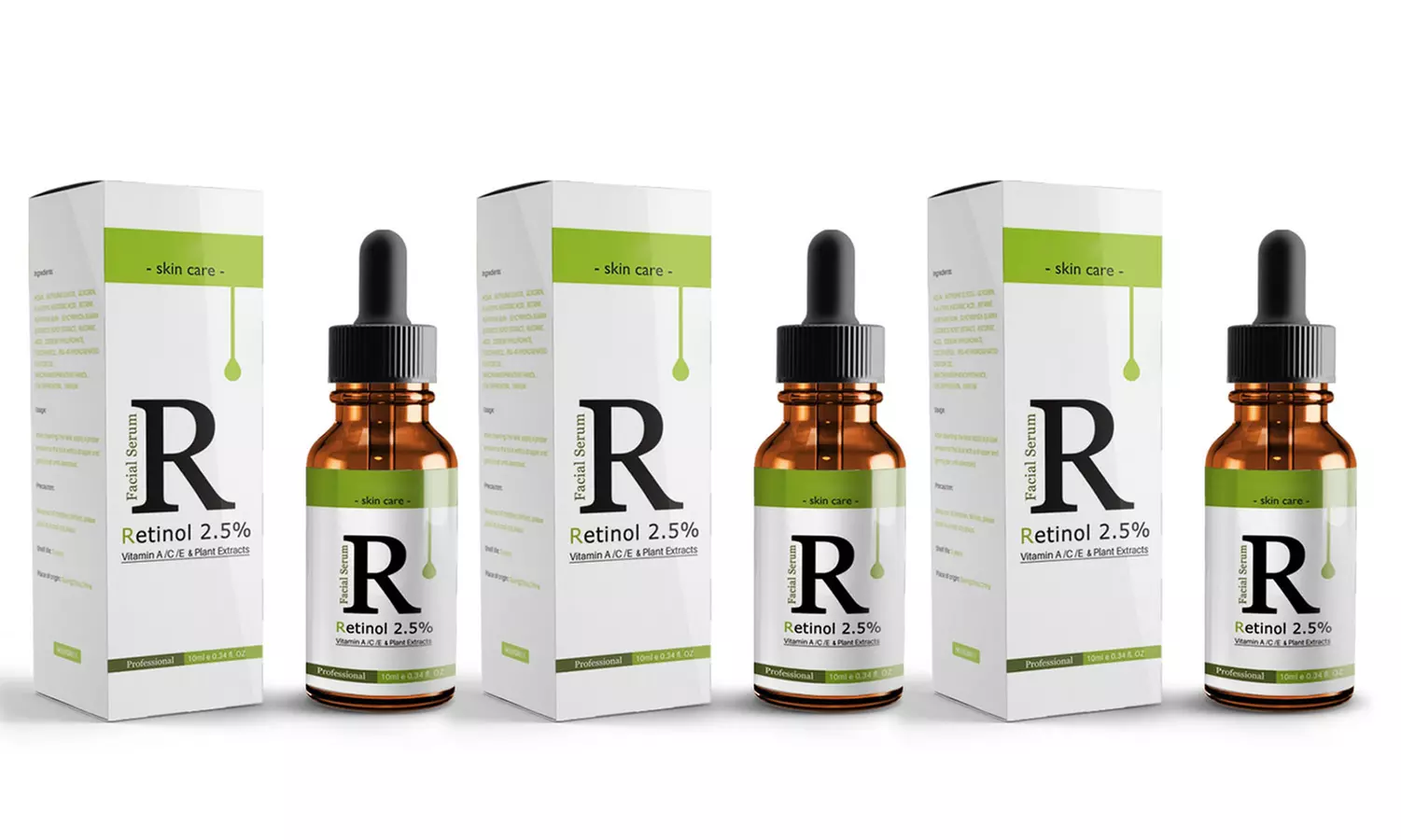 Huile pour le visage hydratante au rétinol 2,5% et vitamine E - Second Medium