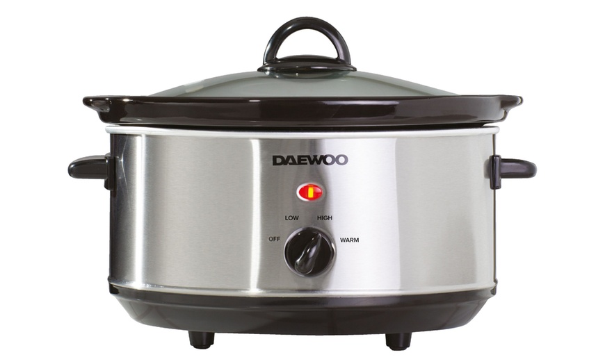 Image 2: Daewoo 3.5L Slow Cooker