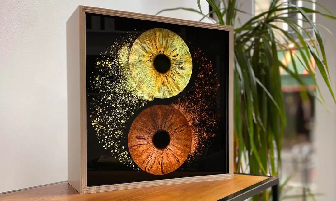 Votre iris, une œuvre d’art unique en photo digitale