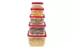 Nesting Food Storage Container Set with Airtight Lids (10- or 14-Piece) - Second Medium