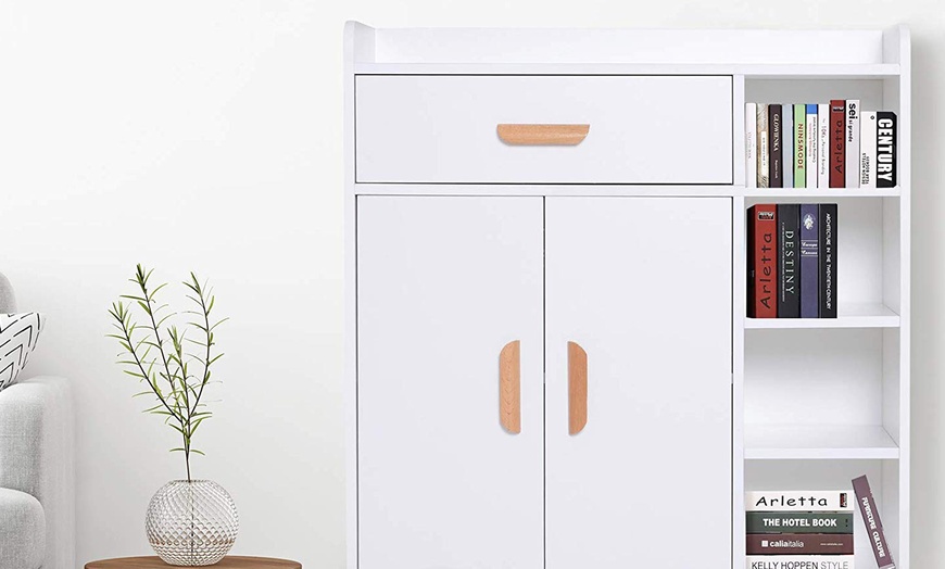 Image 9: Homcom Side Cabinet