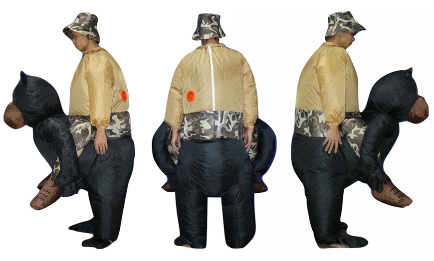 Image 2: Inflatable Adult Chimpanzee Fancy Dress