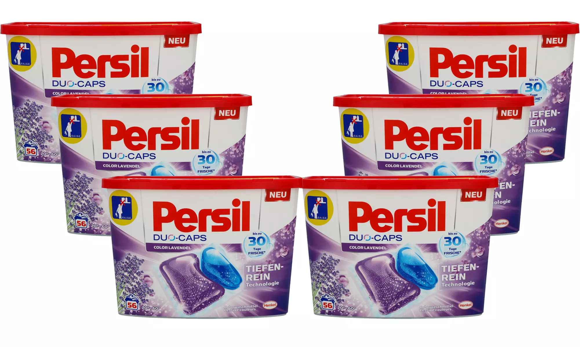 56, 168 order 336 Persil Waschmaschinen-Duo Caps Lavendel - Second Medium