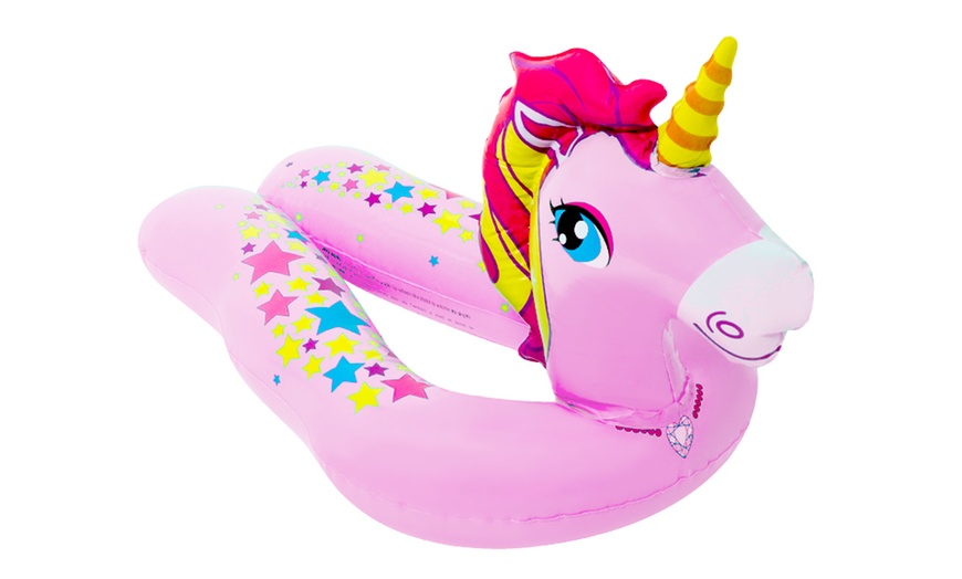 Image 3: Inflatable Unicorn Swim Ring