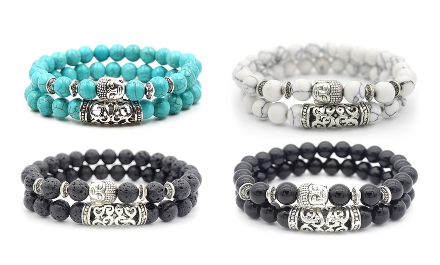 Image 1: 1, 2 ou 3 bracelets Buddha