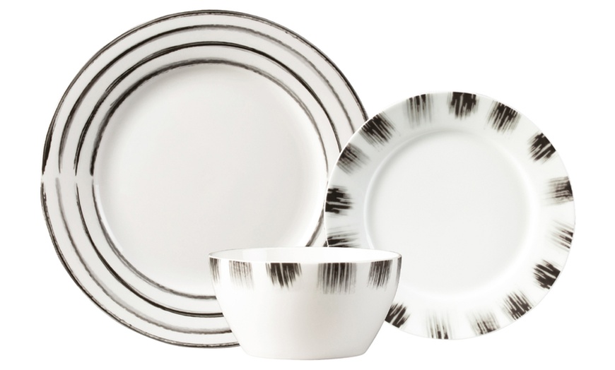 Image 1: 12-Piece Porcelain Dinner Set