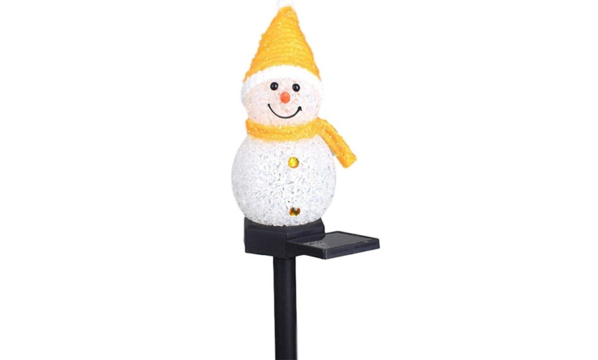 Image 21: Snowman Solar Light