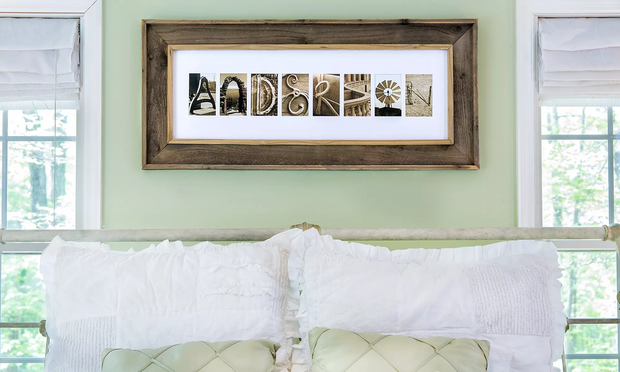 $40 for $100 Worth of Custom Framed Letter Art from Frame The Alphabet - Second Medium