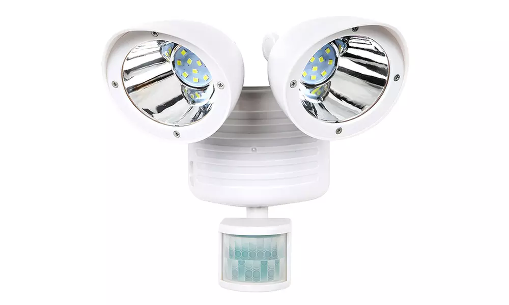 Solar-Powered Twin Head LED Security Light - Second Medium