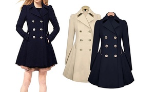 Military-Style Trench Coat