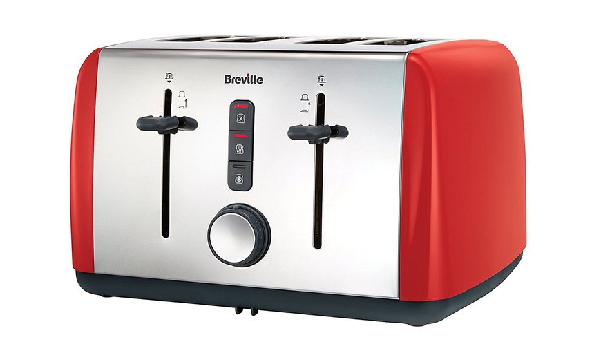 Image 3: Breville Four-Slice Toaster