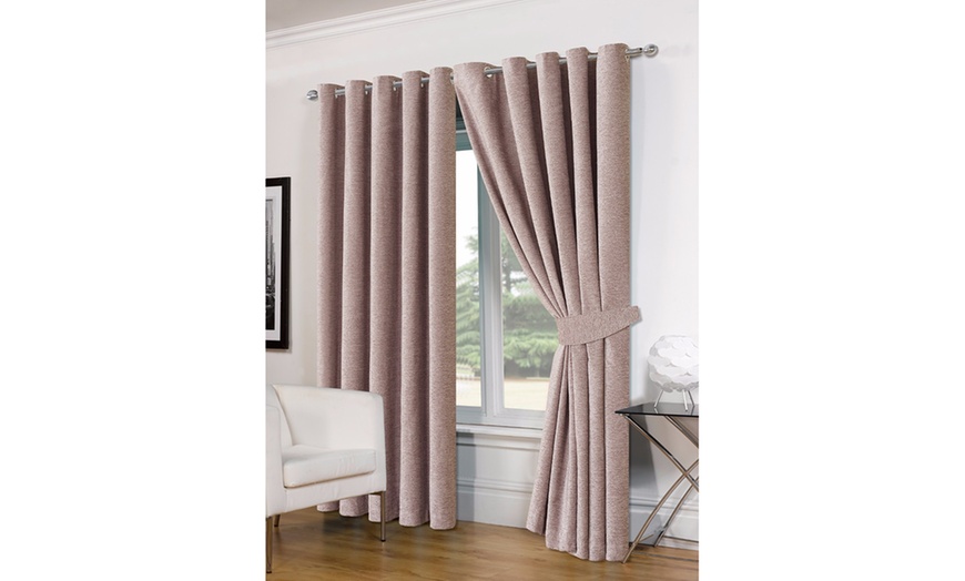 Image 6: Chenille Blackout Curtains 
